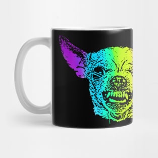 Rainbow Angry Chihuahua Mug